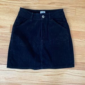 Cotton on black mini skirt, size 2